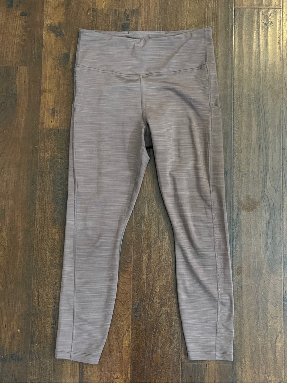 Athleta Ultimate Stash Pocket 7/8 Tight - Taupe Heather